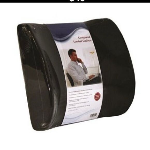 Seat Back Lumbar Cushion with Elastic Strap - Picture 1 of 5